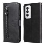 Custodia in pelle con cerniera per OPPO Reno12 F 5G
