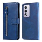 Custodia in pelle con cerniera per OPPO Reno12 F 5G