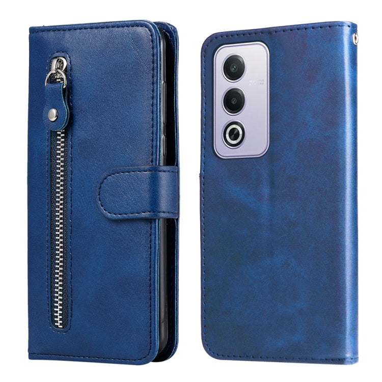 Custodia in pelle con cerniera per OPPO Reno12 F 5G