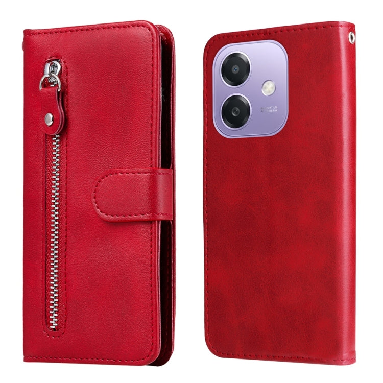 Custodia in pelle con cerniera per OPPO A5x e Reno13 Pro