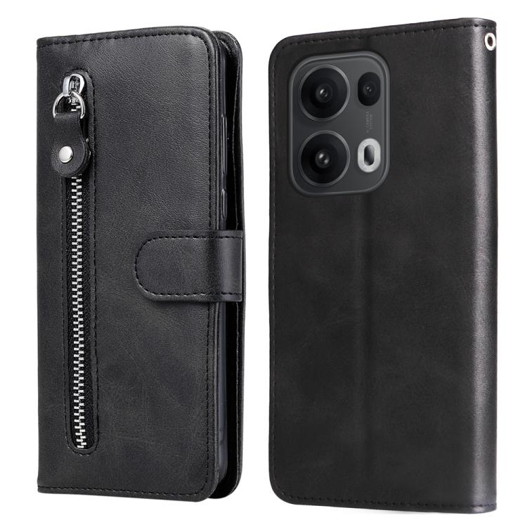 Custodia in pelle con cerniera per OPPO A5x e Reno13 Pro