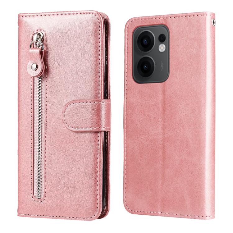Custodia in pelle con cerniera per OPPO Reno13 F