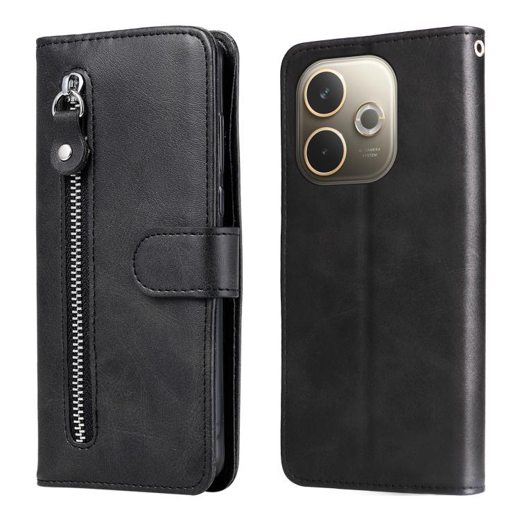 Custodia in pelle con cerniera per OPPO A5x e Reno13 Pro