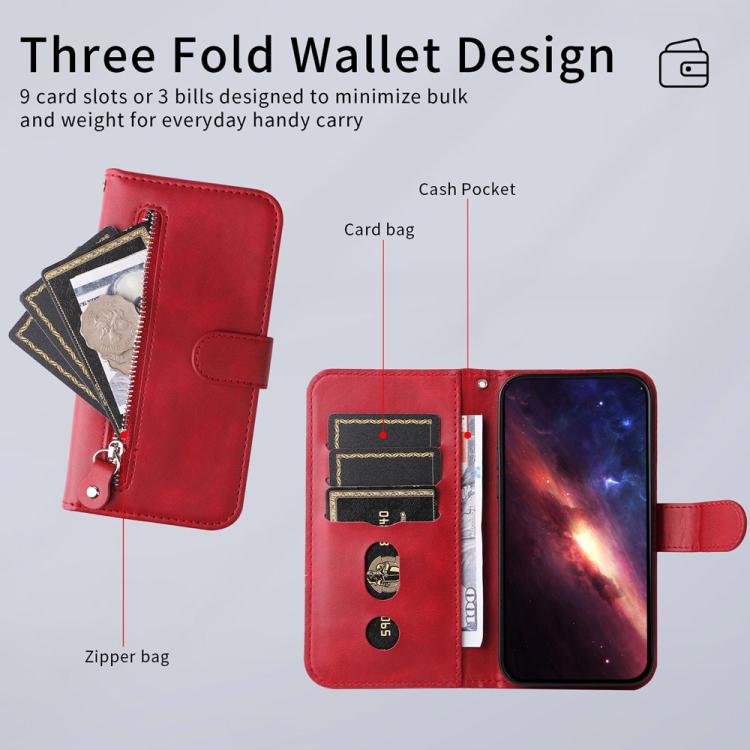 Custodia portafoglio in pelle per OPPO Find X9 e Reno