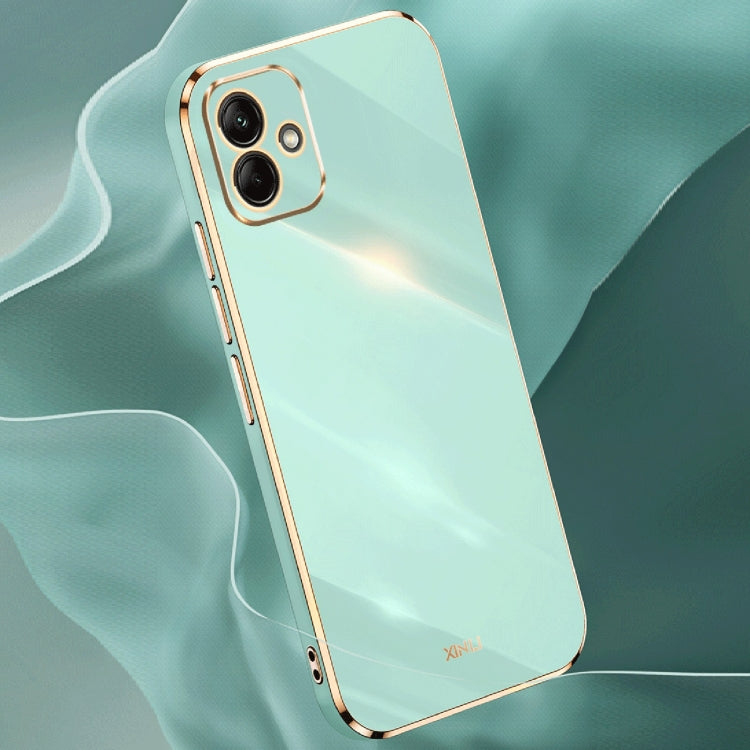 Custodia per telefono in TPU elettrolitico 6D con bordo dritto XINLI, For Samsung Galaxy A05, For Samsung Galaxy A05s, For Samsung Galaxy M34 5G