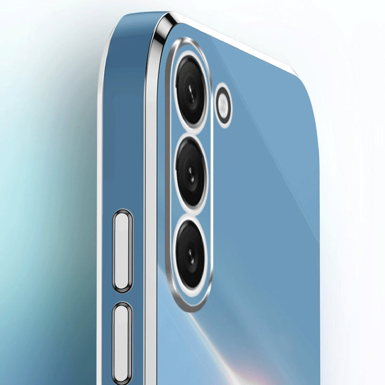 Custodia per telefono in TPU elettrolitico 6D con bordo dritto XINLI, For Samsung Galaxy S24+ 5G, For Samsung Galaxy S24 5G, For Samsung Galaxy A15