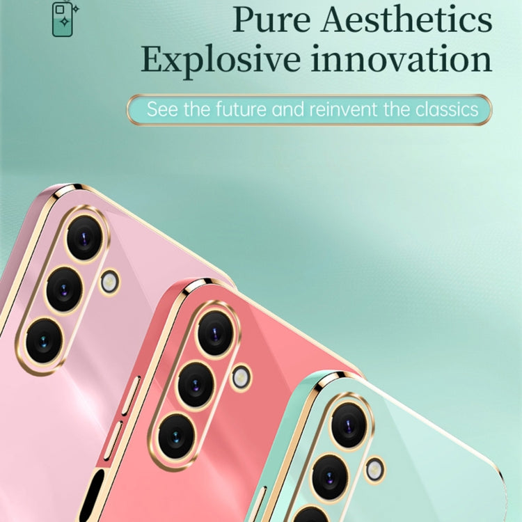 Custodia per telefono in TPU elettrolitico 6D con bordo dritto XINLI, For Samsung Galaxy A25 5G, For Samsung Galaxy S23 FE 5G, For Samsung Galaxy M54 5G