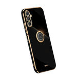 Custodia TPU elettrolitica con supporto anello per Samsung Galaxy