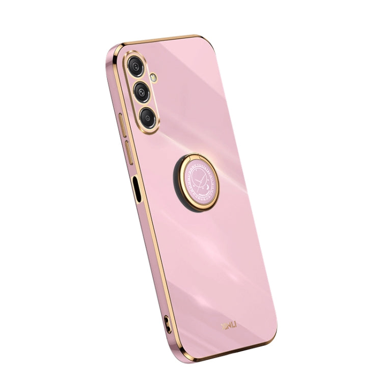Custodia TPU elettrolitica con supporto anello per Samsung Galaxy