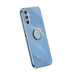 Custodia TPU elettrolitica con supporto anello per Samsung Galaxy