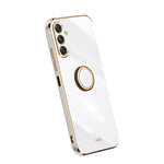 Custodia TPU elettrolitica con supporto anello per Samsung Galaxy