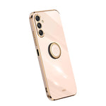 Custodia TPU elettrolitica con supporto anello per Samsung Galaxy