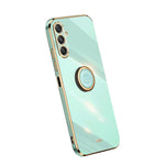 Custodia TPU elettrolitica con supporto anello per Samsung Galaxy