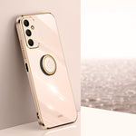 Custodia TPU elettrolitica con supporto anello per Samsung Galaxy