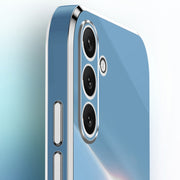 Custodia TPU elettrolitica con anello per Samsung Galaxy S23 FE 5