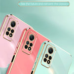 Custodia TPU 6D con bordo dritto per Xiaomi Poco C55 e Redmi Note