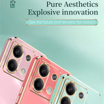 Custodia TPU 6D con bordo dritto per Xiaomi Redmi K70E e 14 Pro