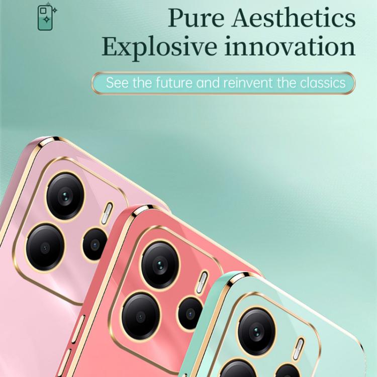 Custodia TPU 6D con bordo dritto per Xiaomi Redmi Note 13 Pro 4G