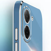 Custodia per telefono in TPU elettrolitico 6D con bordo dritto XINLI, For Redmi A5 4G 171.7mm / Poco C71, For Redmi Turbo 4 Pro, For Redmi Note 14 Pro 4G Global
