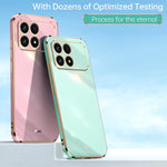 Custodia TPU 6D con bordo dritto per Redmi Note 14 Pro 4G