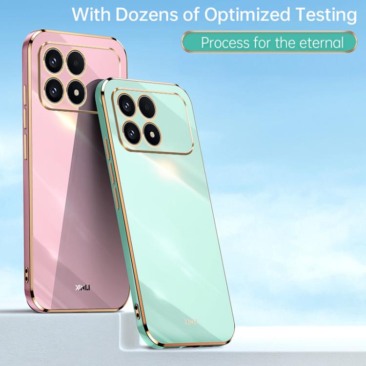 Custodia TPU 6D con bordo dritto per Redmi Note 14 Pro 4G