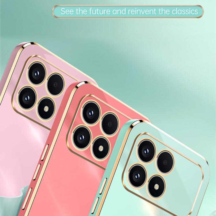 Custodia TPU 6D con bordo dritto per Redmi Note 14 Pro 4G