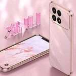 Custodia TPU 6D con bordo dritto per Redmi Note 14 Pro 4G