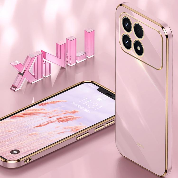 Custodia TPU 6D con bordo dritto per Redmi Note 14 Pro 4G