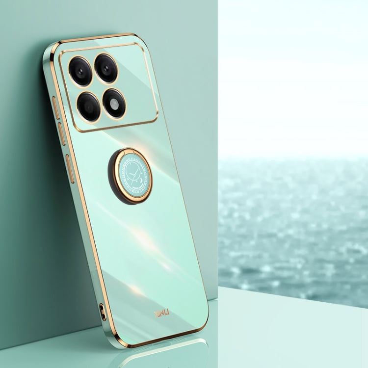 Custodia TPU elettrolitico con anello per Xiaomi Redmi 14 Pro