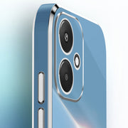 XINLI custodia per telefono in TPU elettrolitico con bordo dritto 6D con supporto per anello, For Xiaomi Redmi 13C 5G, For Xiaomi Redmi K70E, For Xiaomi 14 Pro