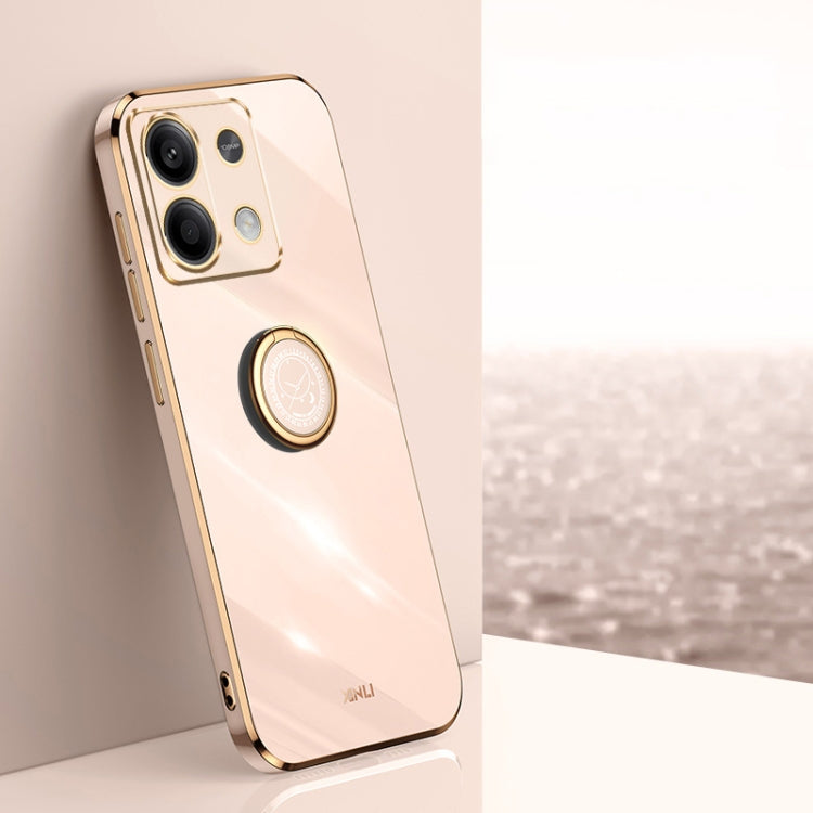 Custodia TPU elettrolitica con anello per Redmi 14C 4G