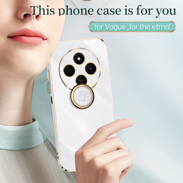 Custodia TPU elettrolitica con anello per Redmi 14C 4G