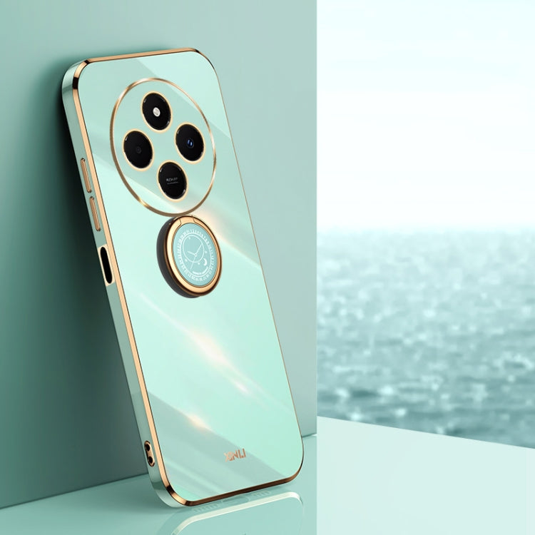 Custodia TPU elettrolitica con anello per Redmi 14C 4G