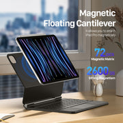 Custodia in pelle con tastiera per iPad Pro e Air