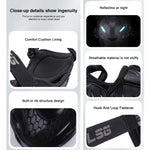 Equipaggiamento protettivo per motociclette Motolsg, 2 in 1 Knee Pads, 2 in 1 Elbow Pads, 4 in 1 Elbow Pads