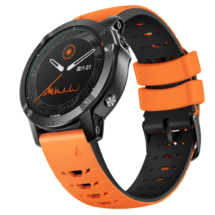 Cinturino trapezoidale in silicone a sgancio rapido da 22 mm, For Garmin Fenix 7