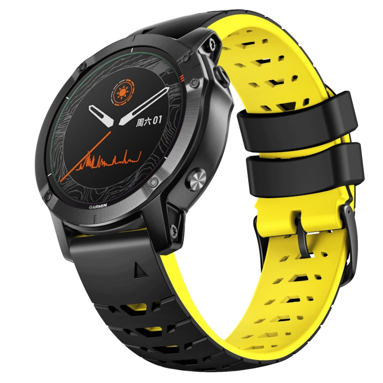 Cinturino trapezoidale in silicone a sgancio rapido da 22 mm, For Garmin Fenix 7