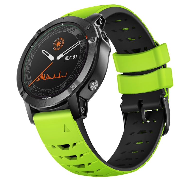 Cinturino trapezoidale in silicone a sgancio rapido da 22 mm, For Garmin Fenix 7
