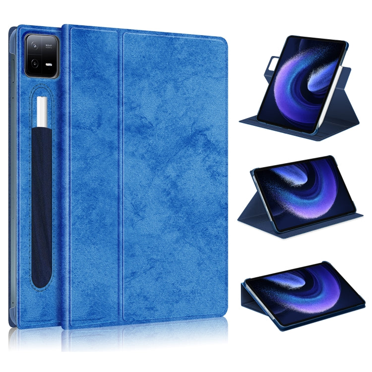Custodia tablet in pelle con rotazione 360 per Xiaomi Pad 6
