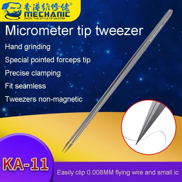 KA-11 Mechanical Non-Magnetic Micrometer Tip Tweezers