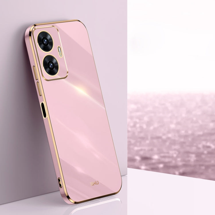 Custodia per telefono in TPU elettrolitico 6D con bordo dritto XINLI, For Realme GT Neo5 SE, For Realme C55