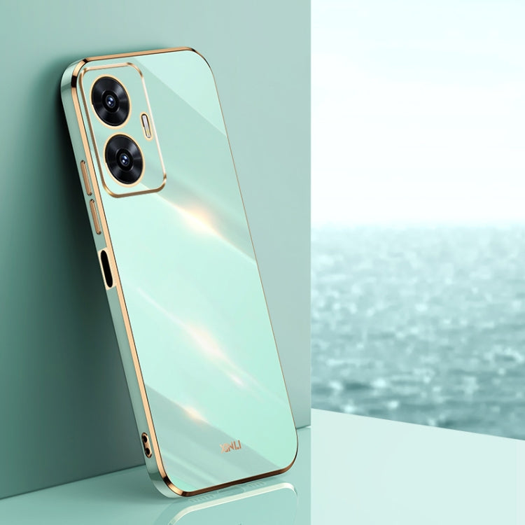 Custodia per telefono in TPU elettrolitico 6D con bordo dritto XINLI, For Realme GT Neo5 SE, For Realme C55