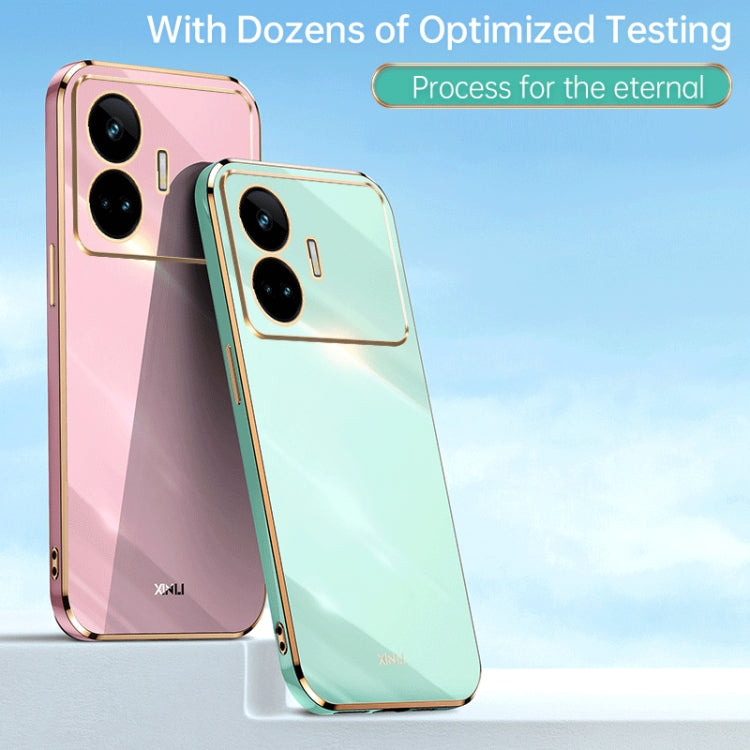 Custodia per telefono in TPU elettrolitico 6D con bordo dritto XINLI, For Realme GT Neo5 SE, For Realme C55