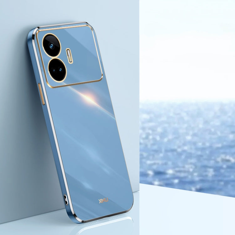 Custodia per telefono in TPU elettrolitico 6D con bordo dritto XINLI, For Realme GT Neo5 SE, For Realme C55