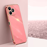 Custodia per telefono in TPU elettrolitico 6D con bordo dritto XINLI, For Realme 11 5G, For Realme C53 2023, For Realme 11 Pro+ 5G
