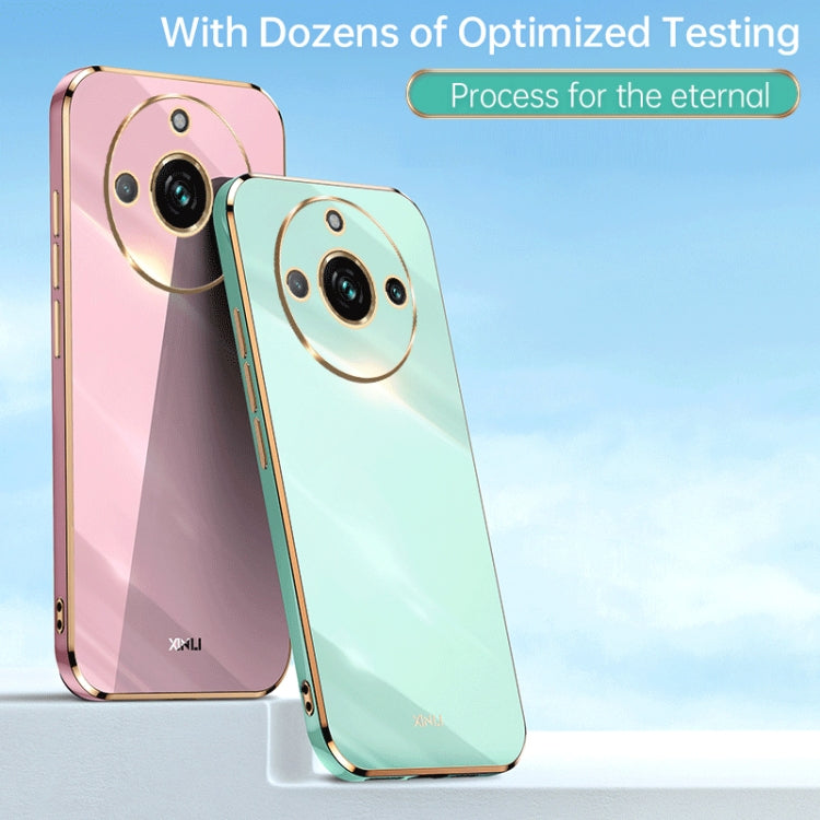 Custodia per telefono in TPU elettrolitico 6D con bordo dritto XINLI, For Realme 11 5G, For Realme C53 2023, For Realme 11 Pro+ 5G
