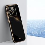 Custodia per telefono in TPU elettrolitico 6D con bordo dritto XINLI, For Realme GT 7 Pro 5G, For Realme Note 60 4G, For Realme 13 Pro Global
