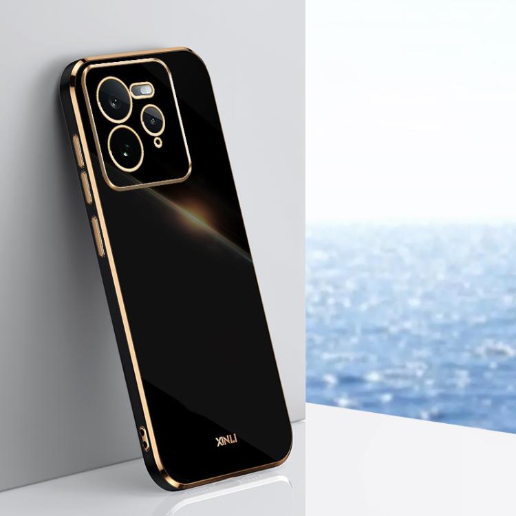 Custodia per telefono in TPU elettrolitico 6D con bordo dritto XINLI, For Realme GT 7 Pro 5G, For Realme Note 60 4G, For Realme 13 Pro Global