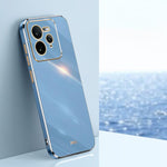 Custodia per telefono in TPU elettrolitico 6D con bordo dritto XINLI, For Realme GT 7 Pro 5G, For Realme Note 60 4G, For Realme 13 Pro Global