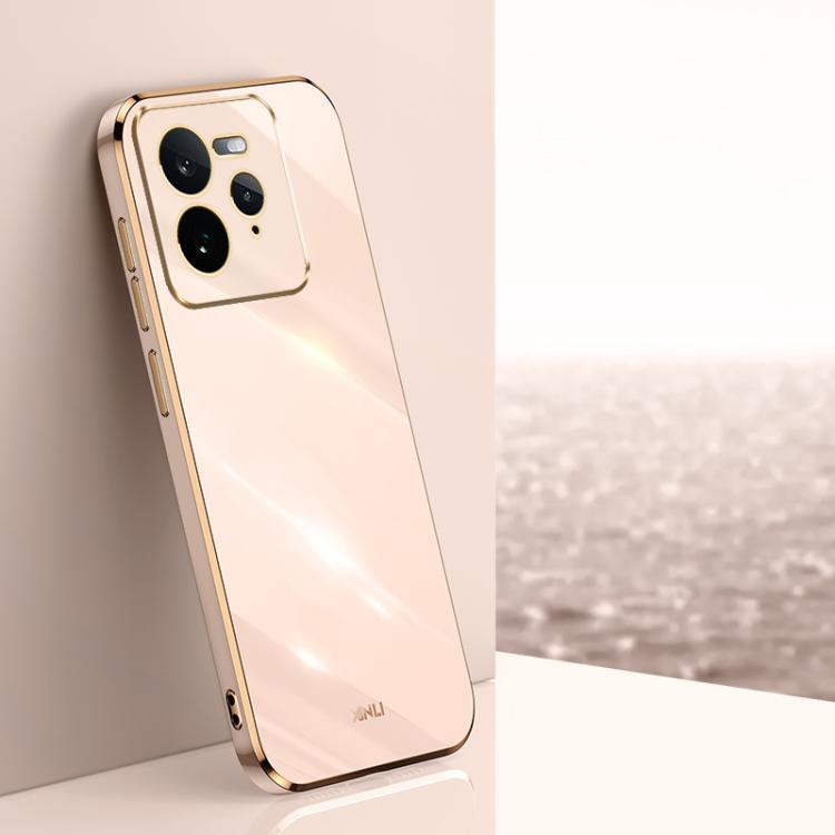 Custodia per telefono in TPU elettrolitico 6D con bordo dritto XINLI, For Realme GT 7 Pro 5G, For Realme Note 60 4G, For Realme 13 Pro Global